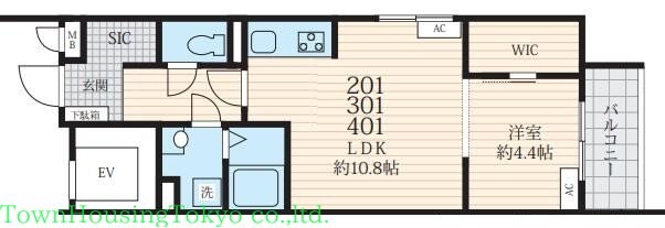 フォセット深沢の物件間取画像