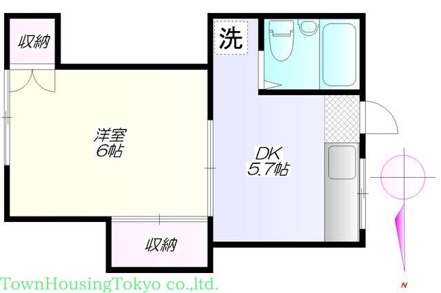 コーポ秋元の物件間取画像