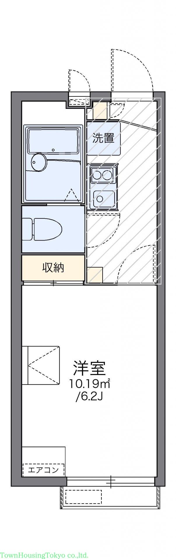 レオパレスエクセル岡本の物件間取画像