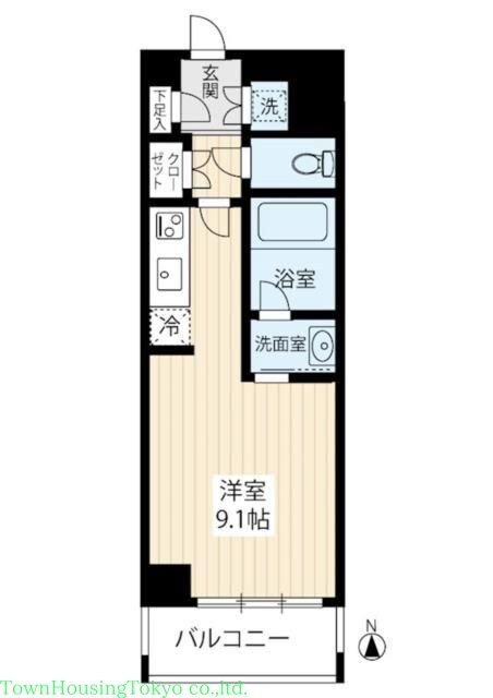 カスタリア尾山台の物件間取画像