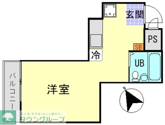 セブンスターマンション三軒茶屋の物件間取画像