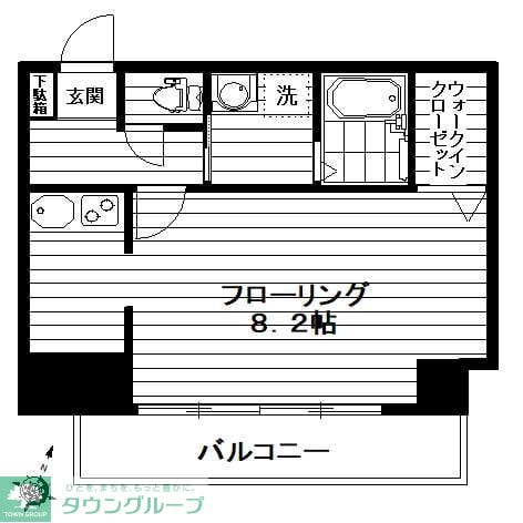 リバーヴィレッジ若林の物件間取画像