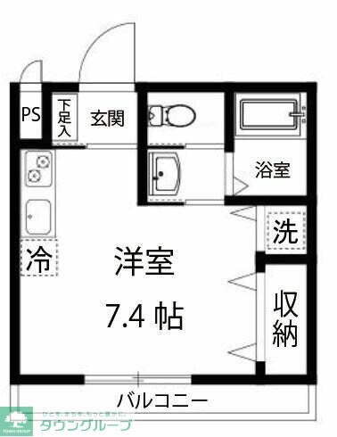 スクエア馬事公苑の物件間取画像