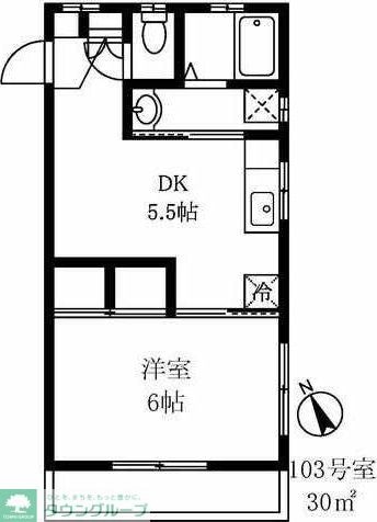 第一豊田マンションの物件間取画像