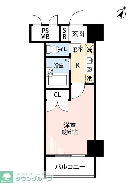 ガラ・シティ笹塚の物件間取画像