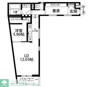 デコール代官山の物件間取画像