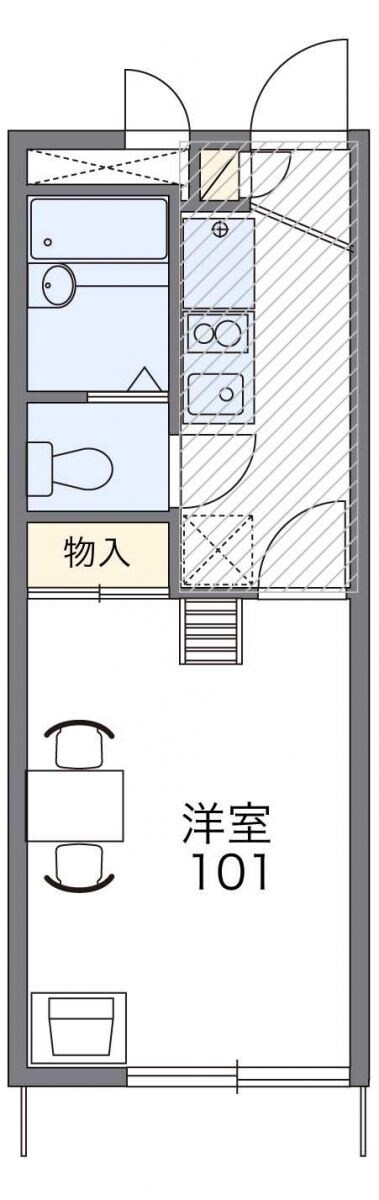 レオパレスサンライズの物件間取画像