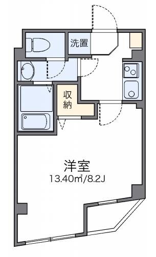 レオパレスエクセルカーサ平和台の物件間取画像