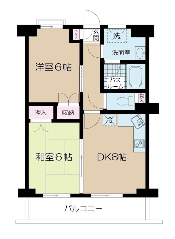 テルマール・タカセ（中村橋）の物件間取画像