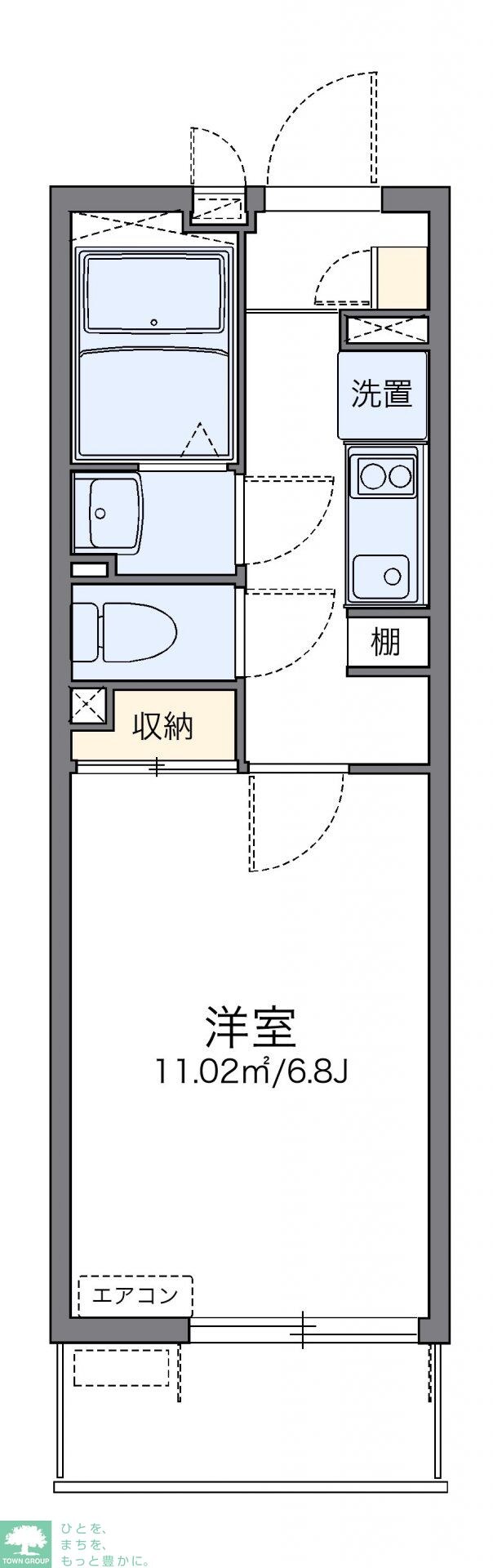 レオネクスト煌めきの物件間取画像