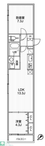 ルミナス練馬の物件間取画像