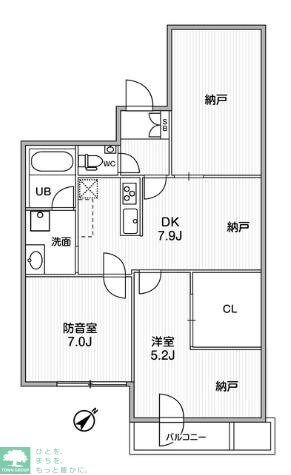 ルミナス練馬の物件間取画像