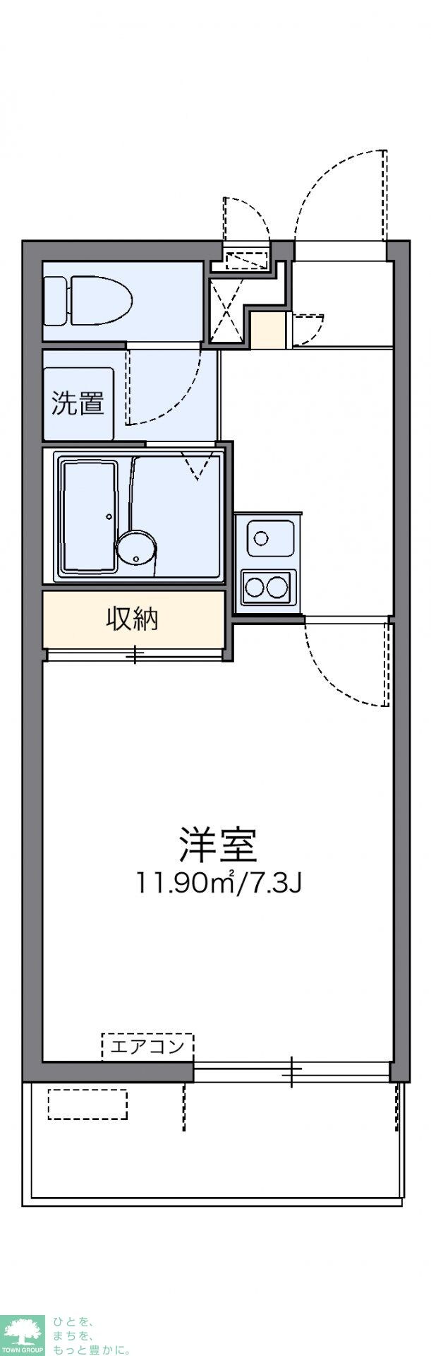 レオネクストルフェリの物件間取画像