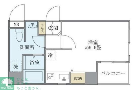 小針マンションの物件間取画像