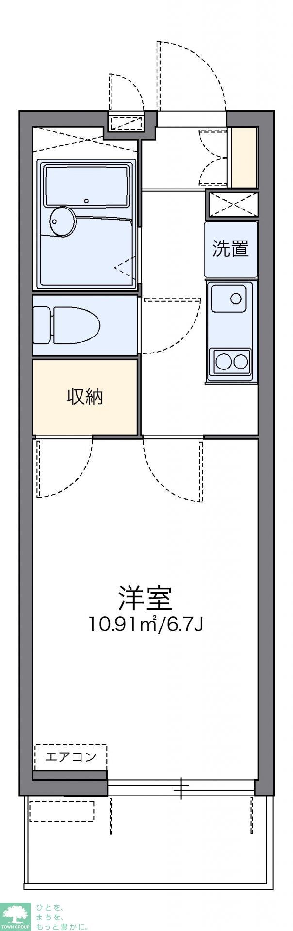 レオパレスラ　メイジュときわ台の物件間取画像