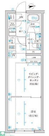 ＴＲＡＤＩＳ西池袋の物件間取画像