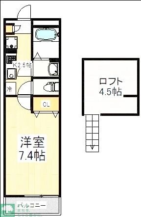 メープル東大泉2の物件間取画像