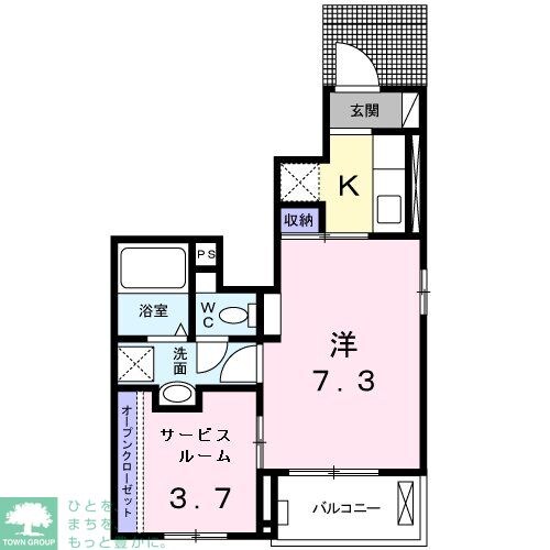 ベルオーブの物件間取画像