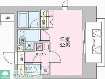 ZOOM池袋Westの物件間取画像