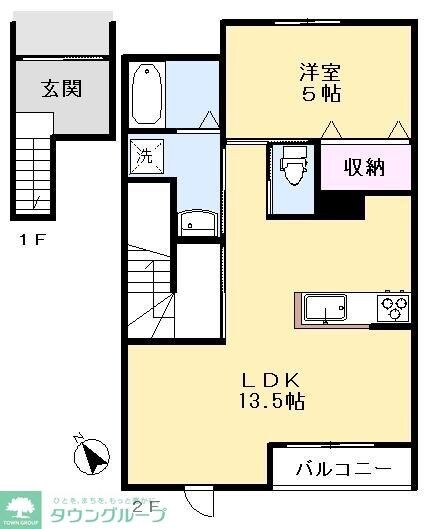 コリド赤塚の物件間取画像