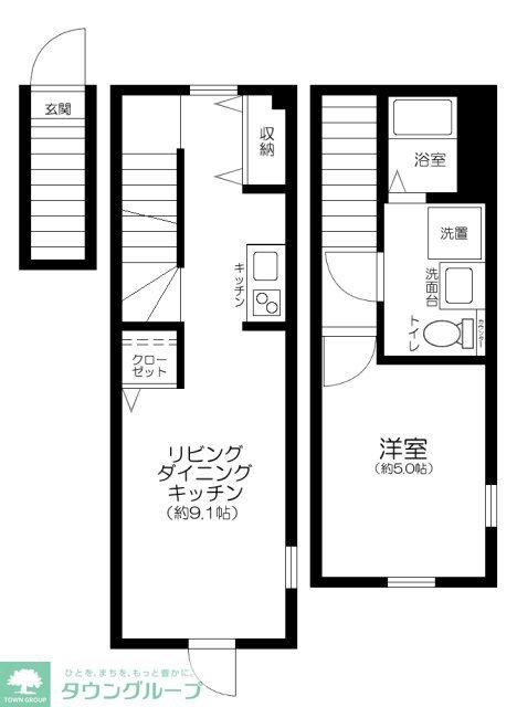 サザンロード氷川台の物件間取画像