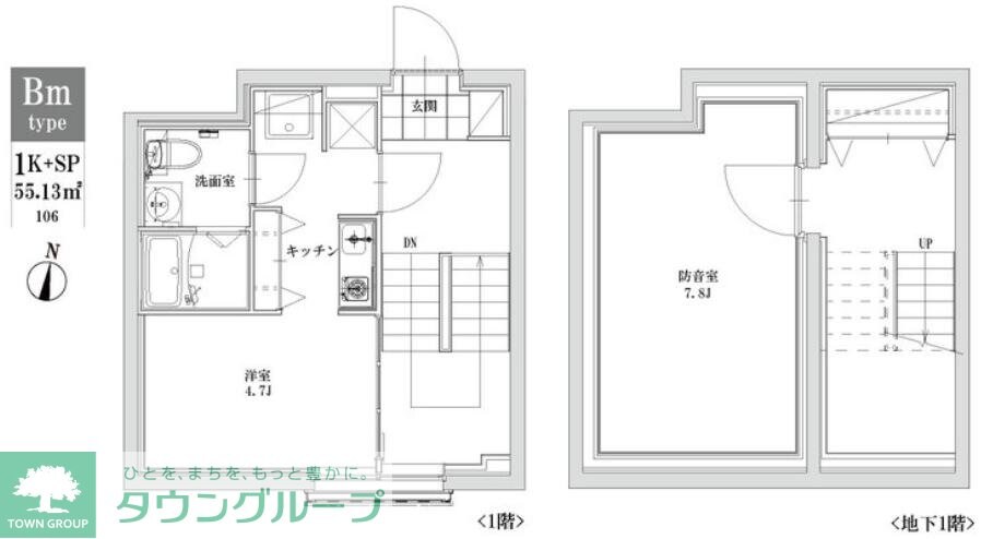 LEGALAND＋江古田の物件間取画像