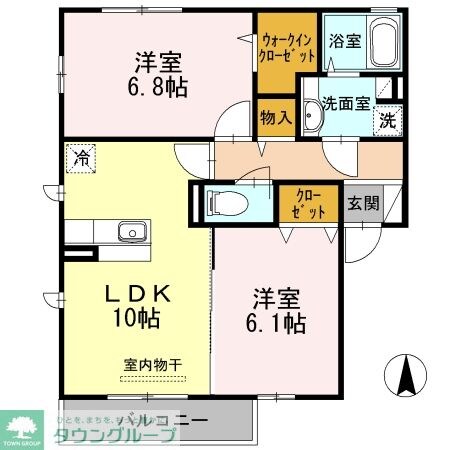 マーブルハイムの物件間取画像