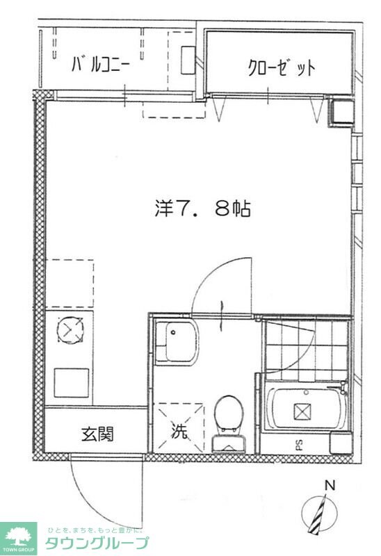 ファブール中村橋の物件間取画像