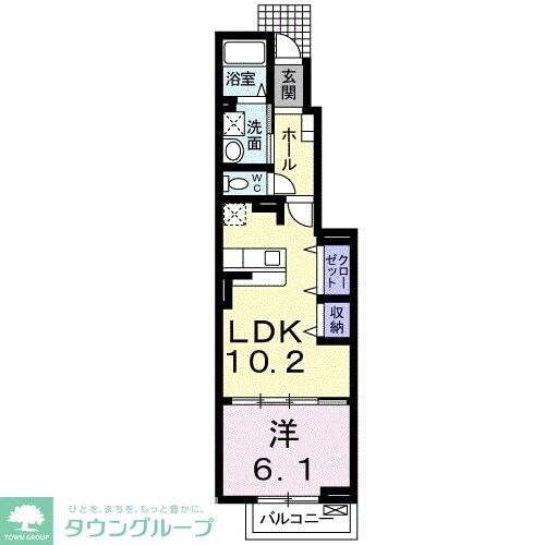 パインフィールドの物件間取画像