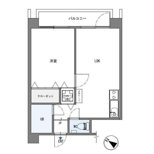 グランドハイツ氷川台の物件間取画像