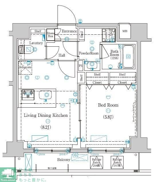ラフィスタときわ台の物件間取画像