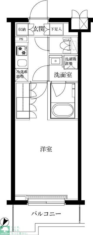 ルーブル蓮根弐番館の物件間取画像