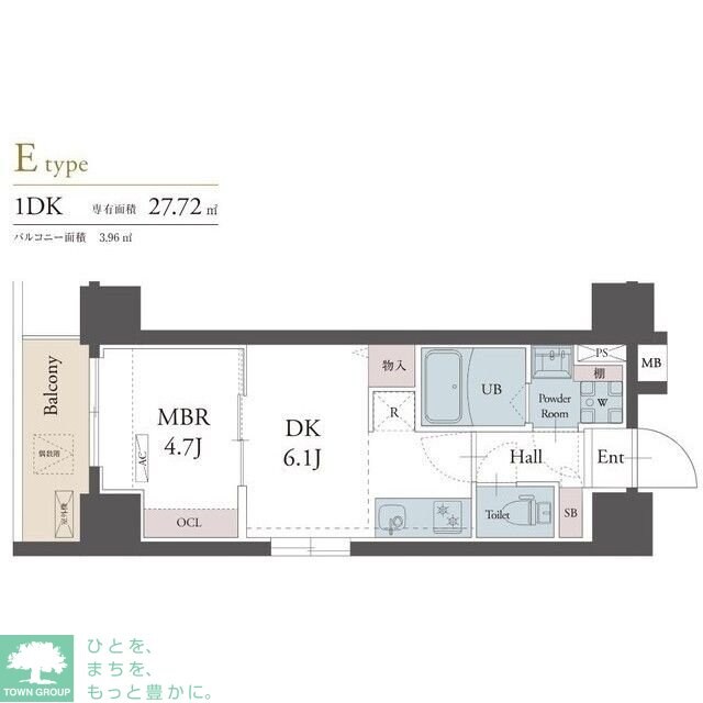 ラグゼナ町屋の物件間取画像