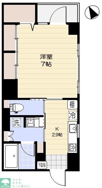 ヴァンクールの物件間取画像