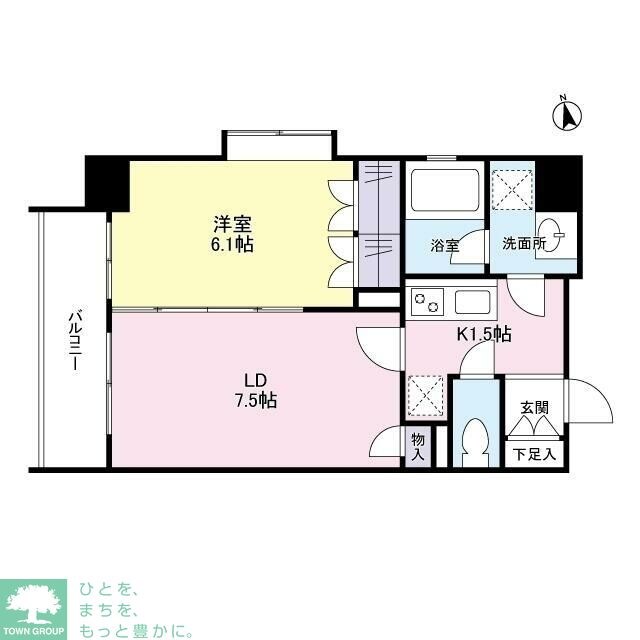 リバーレ池袋の物件間取画像