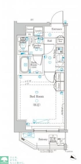 ＤＩＰＳ東十条駅前ＲＥＳＩＤＥＮＣＥの物件間取画像