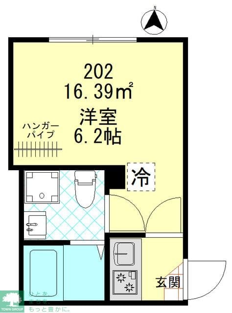 クレール蓮根の物件間取画像