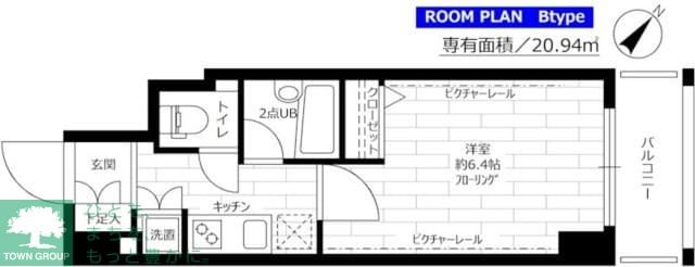 ステージファースト巣鴨の物件間取画像