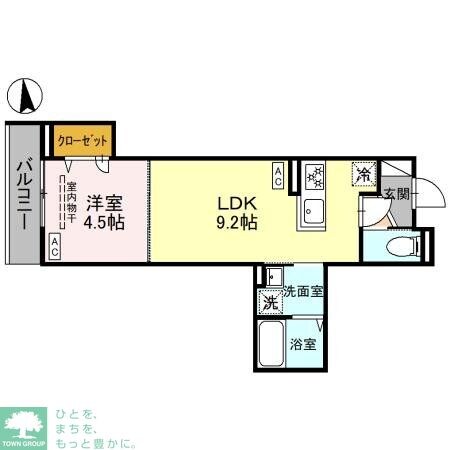 グラナーデ東新町の物件間取画像