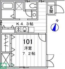 ラルゴの物件間取画像