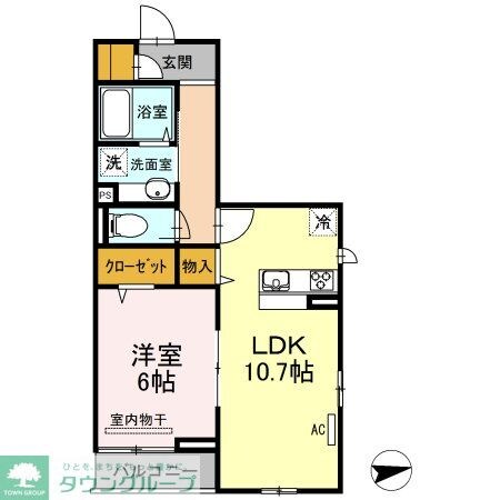 ブランドール高島平の物件間取画像