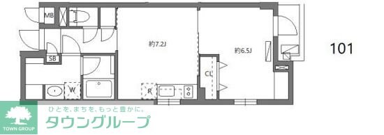 ワーフときわ台の物件間取画像