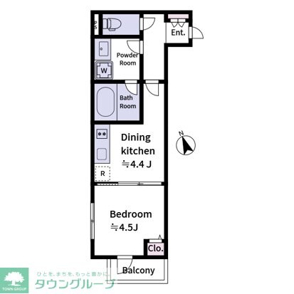 Laviere上中里の物件間取画像