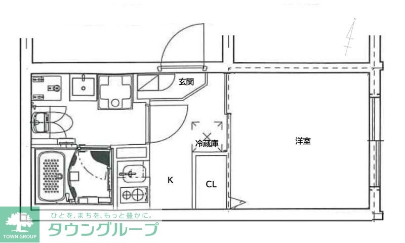 CREAL東十条の物件間取画像