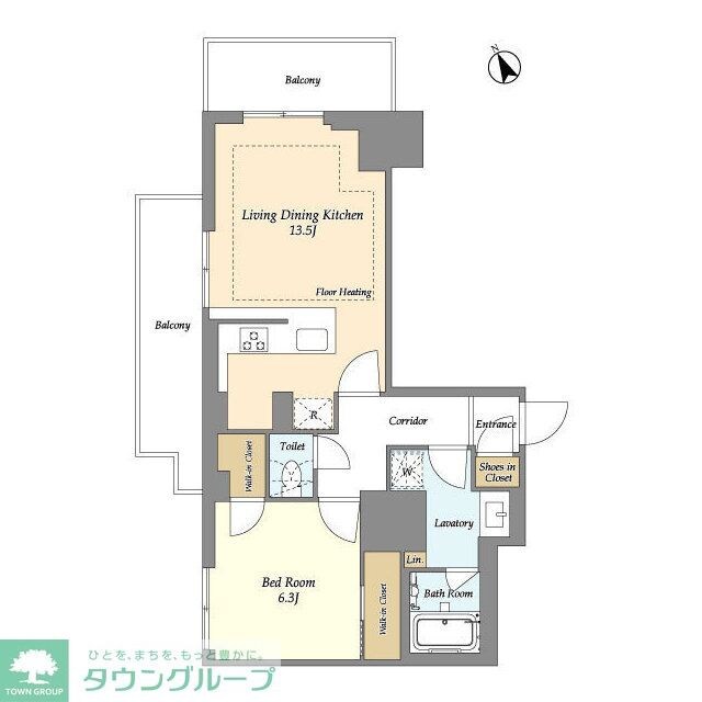 オアーゼ日暮里レジデンスの物件間取画像