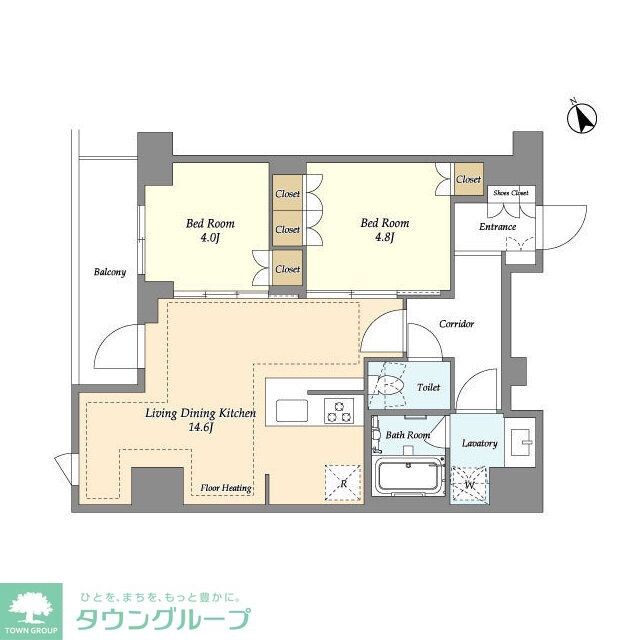 オアーゼ日暮里レジデンスの物件間取画像