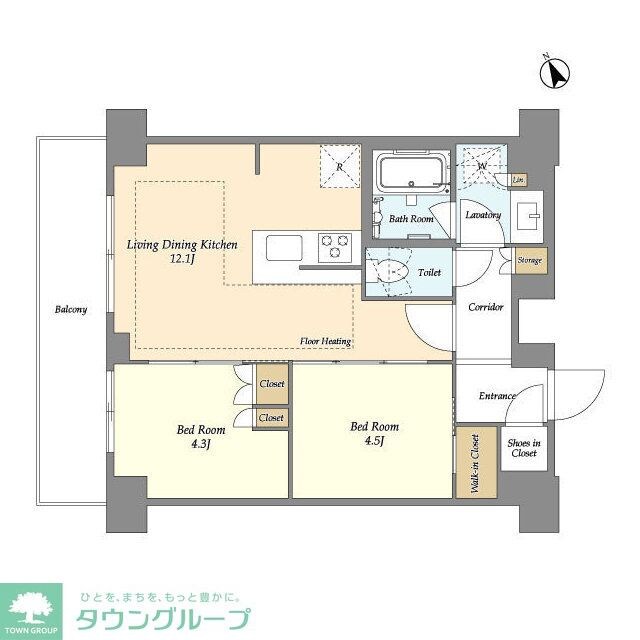 オアーゼ日暮里レジデンスの物件間取画像