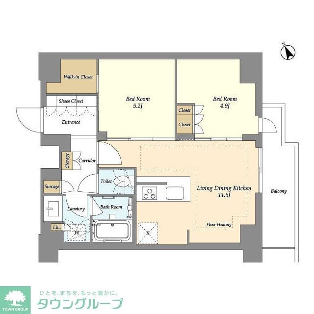 オアーゼ日暮里レジデンスの物件間取画像