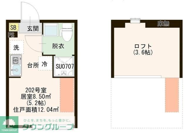 パストラルときわ台の物件間取画像