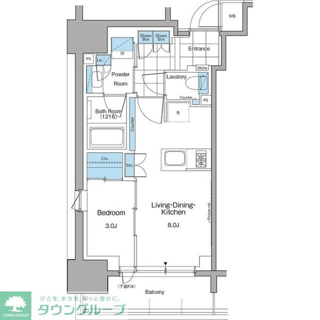 ルフォンプログレ本郷三丁目の物件間取画像